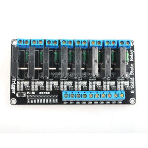 Modulo relè 8 canali 5V ad alto livello Trigger SSR a stato solido relè scheda di comando per Arduino per controllo IOT