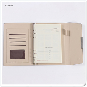 Chinese Factory Custom Hardcover <strong>Folder</strong> Style Leather Journal Diary <strong>Notebook</strong> <strong>with</strong> Clasp - Product Image 4