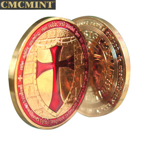 1オンス999 Fine Copper Masonic Knight Templar <span class=keywords><strong>Cross</strong></span> Roundコイン偉大な価格で