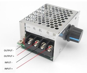 Taidacent 9 V 12 V 24 V 36 V 48 V 60 V Built-In Fusibile 20A Fan Stepless Pwm Dc interruttore di Circuito di Controllo del Regolatore del motore A Velocità Variabile - Product Image 3