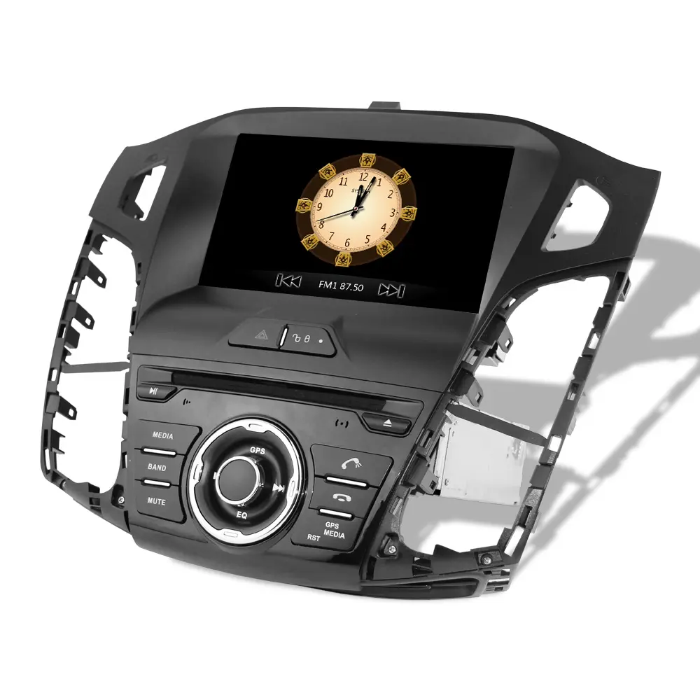 Twotwinstmark — lecteur DVD, GPS, bluetooth, stéréo, avec écran tactile, double Core, pour FORD Focus (2012-2007) DJ8016, 8 pouces, 1 Din, pour voiture 2013