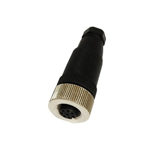 M12 A <span class=keywords><strong>Code</strong></span> 4 Pin And 5 Pin Female Mountable Wireless Cable Connector Straight/90 Degree IP67 Waterproof (IBEST)