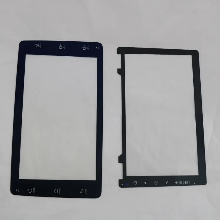 silk screen printing touch screen tempered cover glass