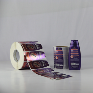 JingYiDa Manufacture High Quality Waterproof Strong Adhesive Hair Oil Bottle Label <strong>Best</strong> Design Shampoo Bottle Label