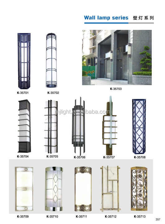 Outdoor Fancy Mounted Led Architecture Wall Light