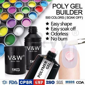 No Heat No Burn Long Lasting Easy Soak off Poly Nail <strong>Gel</strong> 70colors <strong>Factory</strong> Sell in Tube