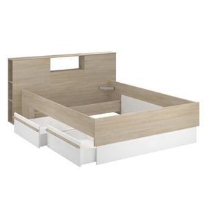 Bedroom Furniture Space Saving Wooden <strong>Box</strong> <strong>Bed</strong> Design Luxury <strong>Bed</strong> With Drawer - Product Image 6