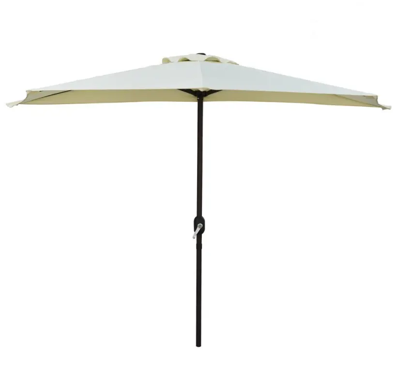 Da Parete Beige parasole/250 centimetri ombrello Esterno/un lato Piccolo ombrello