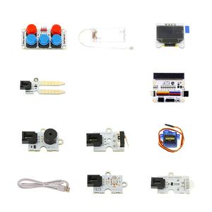Für Micro bit Basic Kit LED-Modul Crash modul Potentiometer Einstiegs klasse Basic: Kit ohne (für) Micro: Bit Board
