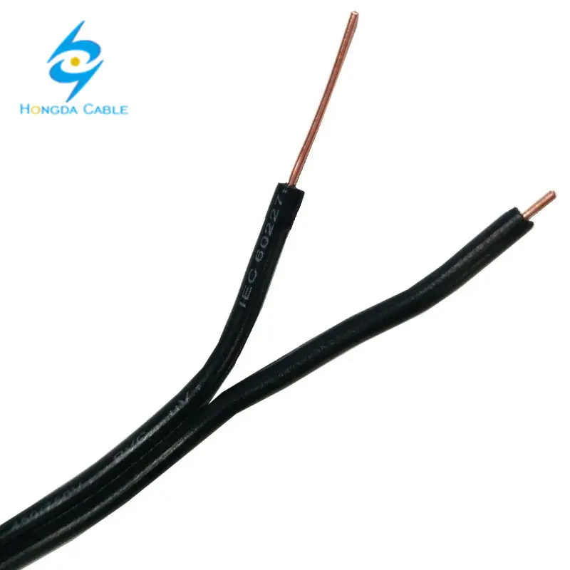 Ngoài Trời Cáp Trên Không 18AWG Bc Đồng Cladded Thép Điện Thoại Thả Dây