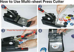 Hot販売顧客サイズ手動プレスバッジPaper <span class=keywords><strong>Cutter</strong></span> MSPC-1