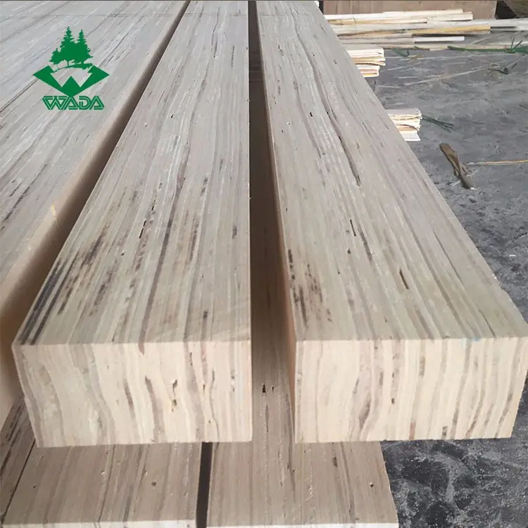 China de exportación de madera no uso la fumigación de madera contrachapada de materiales de embalaje lvl