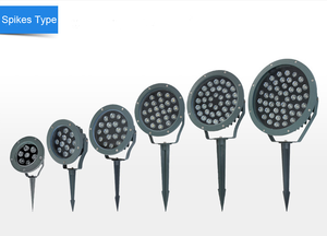 WEIKEN IP66 עמיד למים נוף תאורה שקוע led גן אור