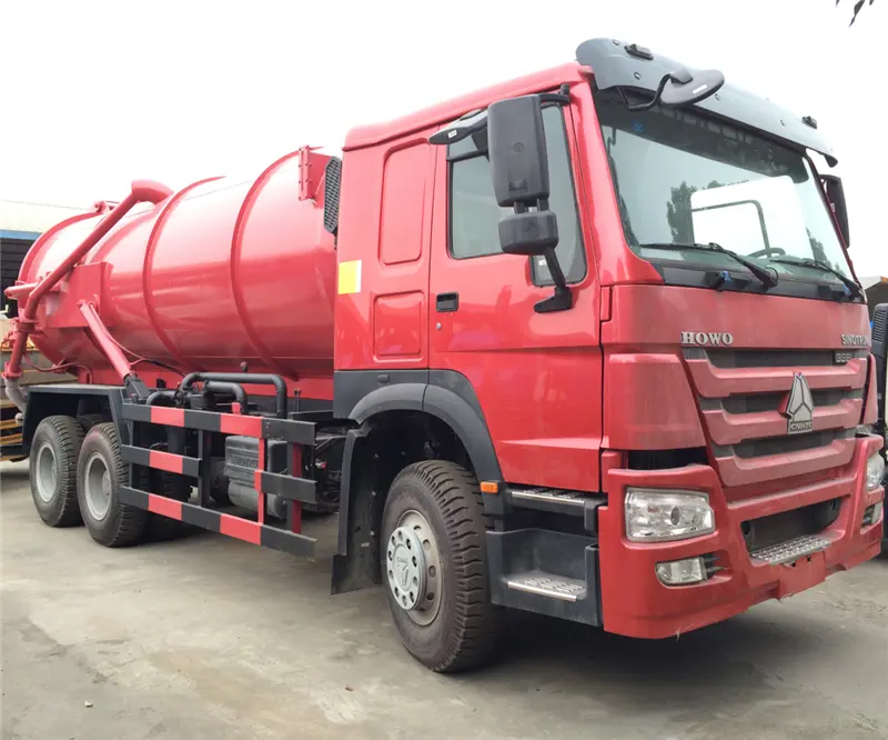 6x4 Sinotruck Howo 16 Cubic Sewage Suction Truck