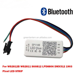 Модифицируемая Светодиодная лента WS2812B SK6812 LPD8806 DMX512 1903 RGB/RGBW Пиксельная Светодиодная лента дистанционный контроллер SP110E - Product Image 2