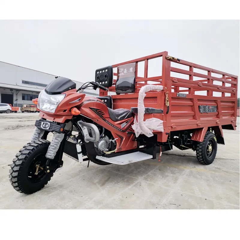 400CC Heavy Duty Cargo Moto Motorcycle Adult Big Truck 3-wheel Tricycle