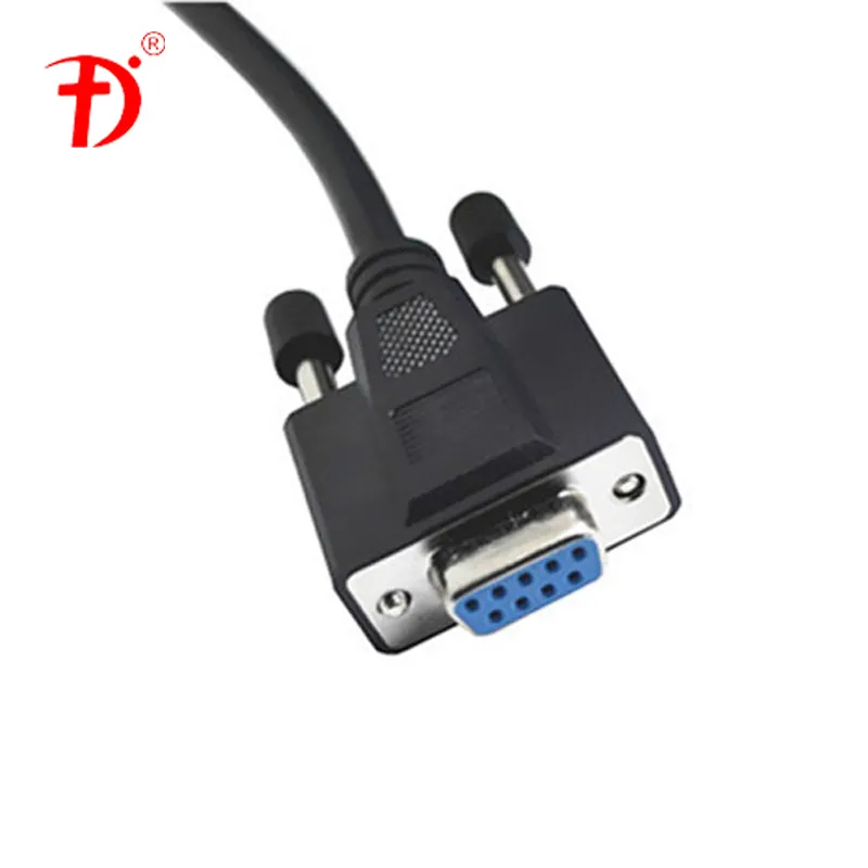 Hoge Kwaliteit 6ft RS232 Seriële DB9 Vga Plug Socket Connector Met Kabel