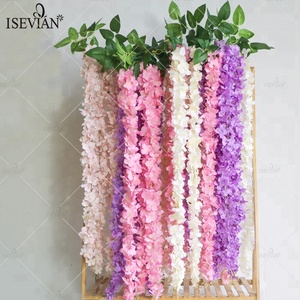 ISEVIAN เถาดอกไม้ประดิษฐ์สำหรับตกแต่งงานแต่งงานเถายาว - Product Image 1