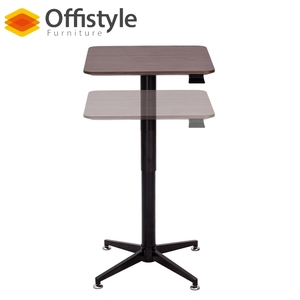 Columna ajustable en altura de elevación de Gas portátil de escritorio de la computadora de Mesa con ruedas - Product Image 3