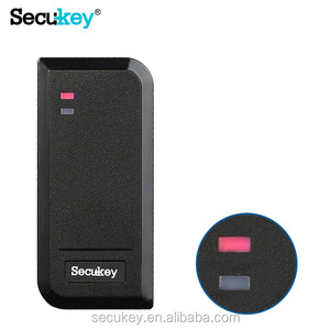 OEM IP66 controllo accessi wegand prossimità IC lettore di schede 125KHz e 13.56MHz RFID EM & H & MF lettore di Smart Card ABS materiale - Product Image 2