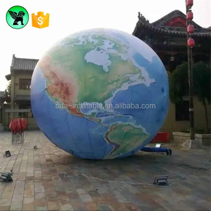 Event Inflatable Earth Model Outdoor Planet Model Customized Advertising Earth Inflatable Globe For Promotion A769