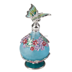 25毫升空玻璃香水瓶金属蝴蝶蜻蜓必备 0il 瓶可再充装瓶 - Product Image 5