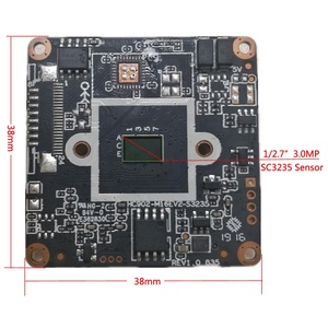 3.0MP H.265 Hi 3516ev200 SC 3235低照明HDネットワークIPカメラモジュール