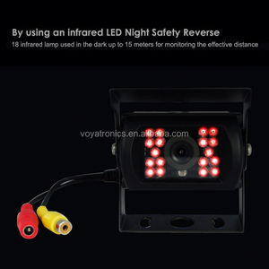 IP68K防水大型トラック逆カメラ12-24V, HDナイトビジョンバックアップカメラセミトレーラーバス商用車用
