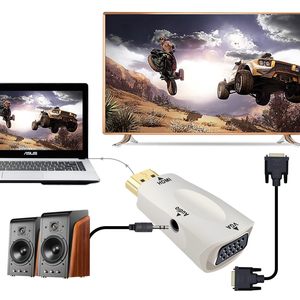 1080 P HDMI VGA adaptörü Dijital Analog Video ses dönüştürücü Kablosu Xbox360 PC Dizüstü TV Kutusu Projektör - Product Image 6