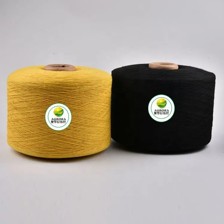 4S китайский поставщик хлопчатобумажной полиэфирной пряжи для плетения одеял 3.5s to 12s