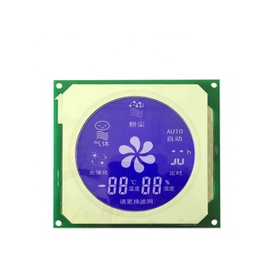 Vidrio LCD de siete segmentos con retroiluminación en la placa PCB con interfaz serie/paralela IC de conducción - Product Image 3