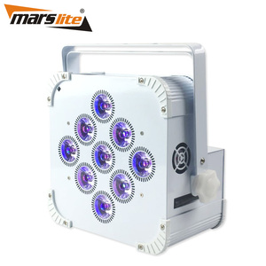 Yüksekliği Parlaklık 9x18 w RGBWAUV 6in1 Pil Kablosuz D IRC Led Uplight - Product Image 3