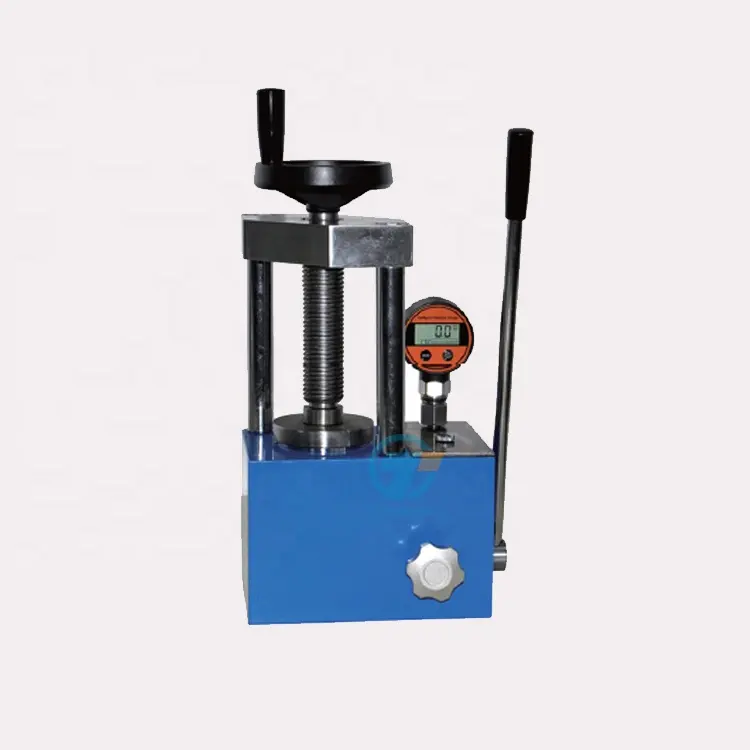 5 T mini pressa idraulica lab, 5 T macchina della pressa per premendo polvere, mini macchina della pressa di olio