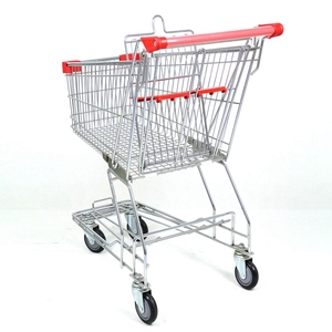 60-240L卸売アジア型スーパーマーケット食料品ショッピングトロリーカート
