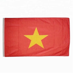 Chuangdong ขายส่งโลโก้ที่กำหนดเองเวียดนามธงชาติ