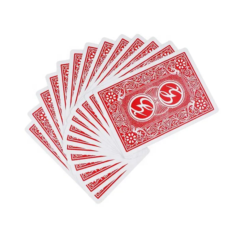 Nuove carte da gioco personalizzate italiane gioco sublimazione Jumbo Casino oro carte da gioco con scatola Oem