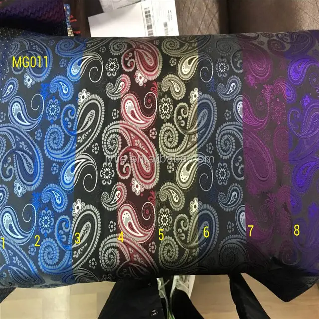 Vải Dệt Jacquard Paisley Cho Cà Vạt