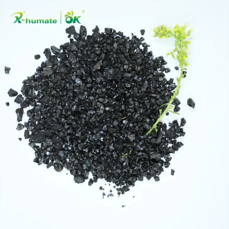 X-HUMATE 100% Larut Super Kalium Humat Shiny Flakes Organik Pupuk daun