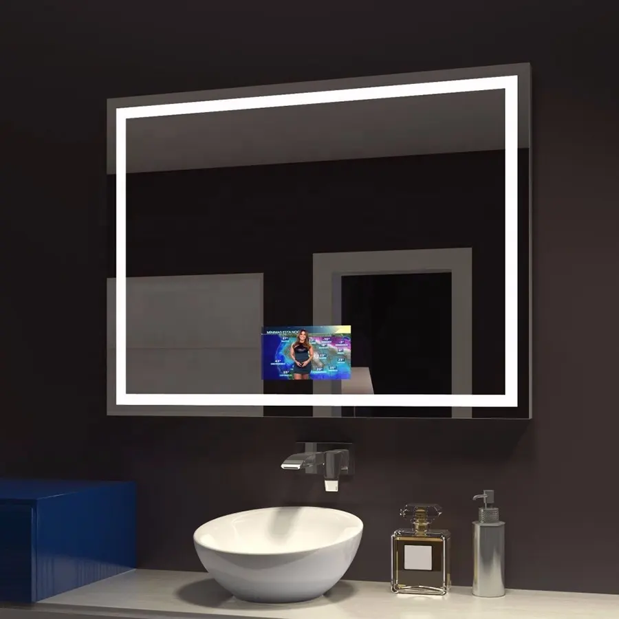 TV de baño impermeable con efecto espejo