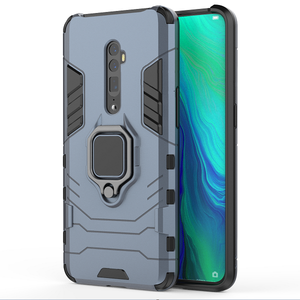 Kaynak üreticisi darbeye dayanıklı araç tutucu mıknatıs Tpu Pc arka kapak halka tutucu için OPPO Reno 10X ZOOM kılıf kapak - Product Image 4