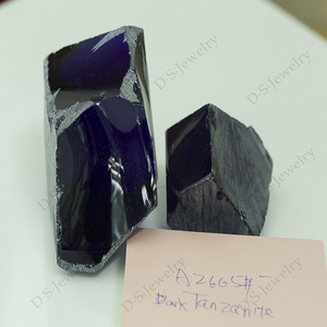 天然タンザナイトダークカラーナノシタルラフノーカットストーン - Product Image 3