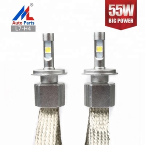 Araba Led far ampulü L7 110 W 13200LM xhp70 cips oto far 9003 HB2 H4 Led far kiti - Product Image 2