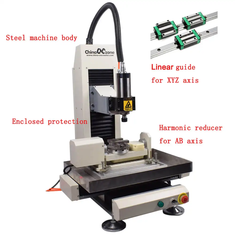 Melhor 5 eixo mini gravura do cnc centro de máquina preço na índia