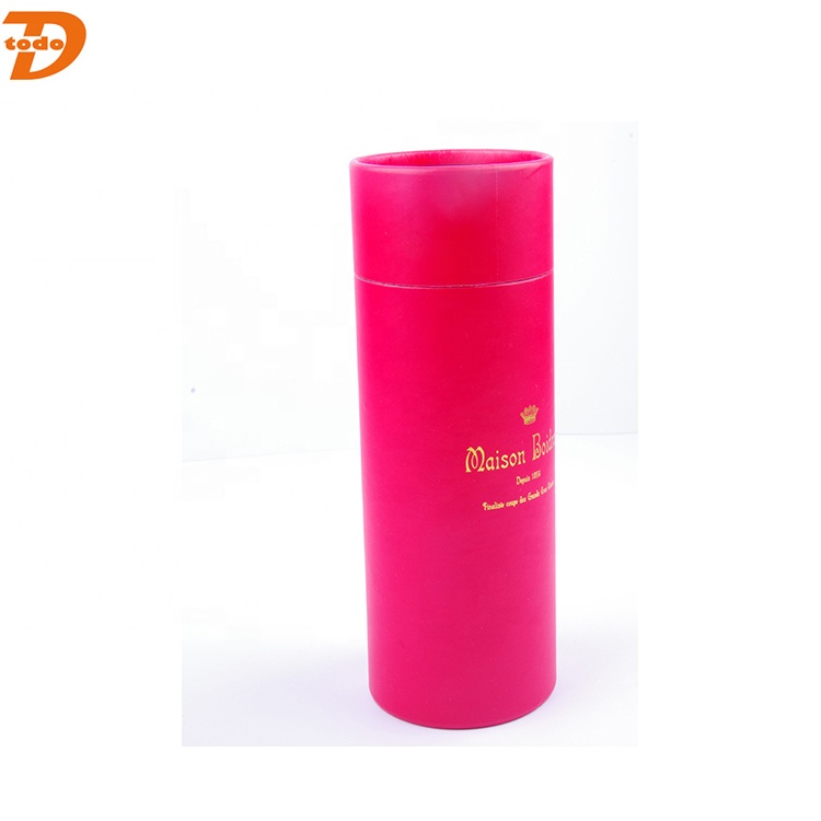 定制印刷纸板管礼品包装圆纸礼品盒葡萄酒 - Product Image 2