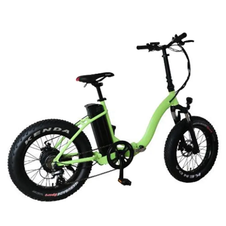 20inchX4.0 "roue pneu 48v 500w type dame pliant électrique gros vélo pour tout terrain vélo