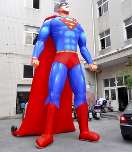 Siêu Anh Hùng Inflator Balloon Nhân Vật Nhỏ Inflatables Người Đàn Ông Lớn Giáng Sinh Inflatable Captain America - Product Image 2