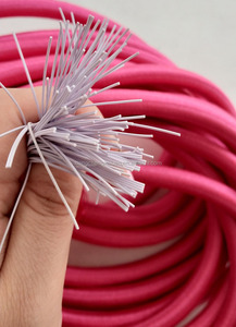 बंजी ट्रापोलिन रंगीन लोचदार गोल बंजी ट्रामपोलिन रस्सी मजबूत भारी शुल्क खिंचाव बंजी कॉर्ड राउंड लोचदार कॉर्ड रस्सी - Product Image 6