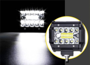 4x4 ערפל אור נהיגה אור מנורה עבור משאית 12V פנס עבור סירת 4 אינץ 60W LED עבודת אור בר קומבו Offroad