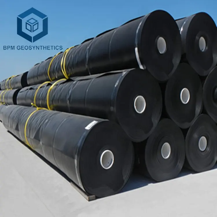 HDPE LDPE LLDPE PVC EPDM 1mm plastik Dam kolam Liner 1.5mm 2mm TPU Biodigester Liners geometrik