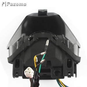 Motosiklet aksesuarları <span class=keywords><strong>Led</strong></span> arka lambası 2014-2016 Yamaha R25 <span class=keywords><strong>R3</strong></span> MT-25 MT-03 için kuyruk lambası dönüş sinyalleri TL-R7005-SK CN;GUA Pazoma